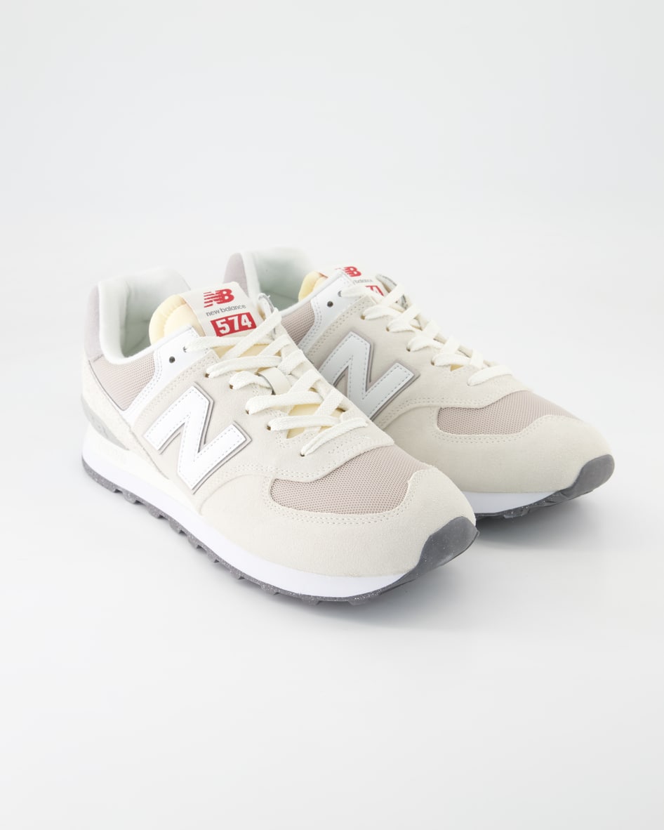 Bild von New Balance Schuhe - 574 Leder und Textil (Beige, Gr. 42)