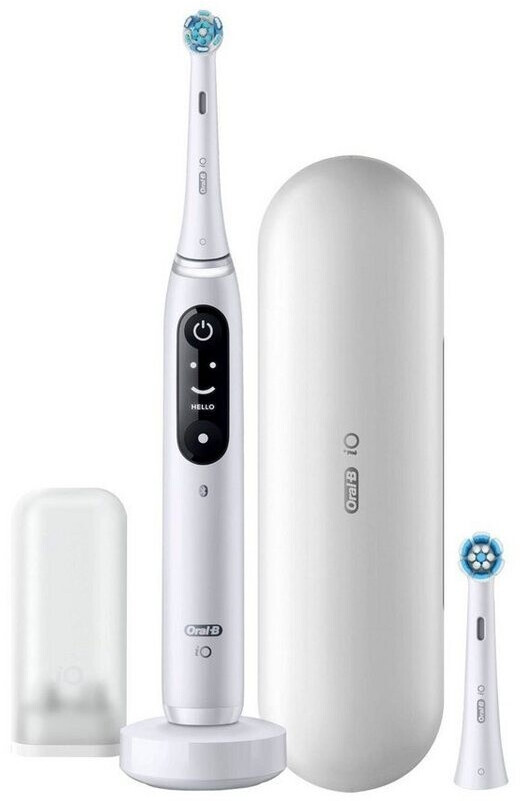 Bild von Oral-B Elektrische Zahnbürste »iO 8«, 2 St. Aufsteckbürsten, mit Magnet-Technologie, 6 Putzmodi, Farbdisplay & Reiseetui