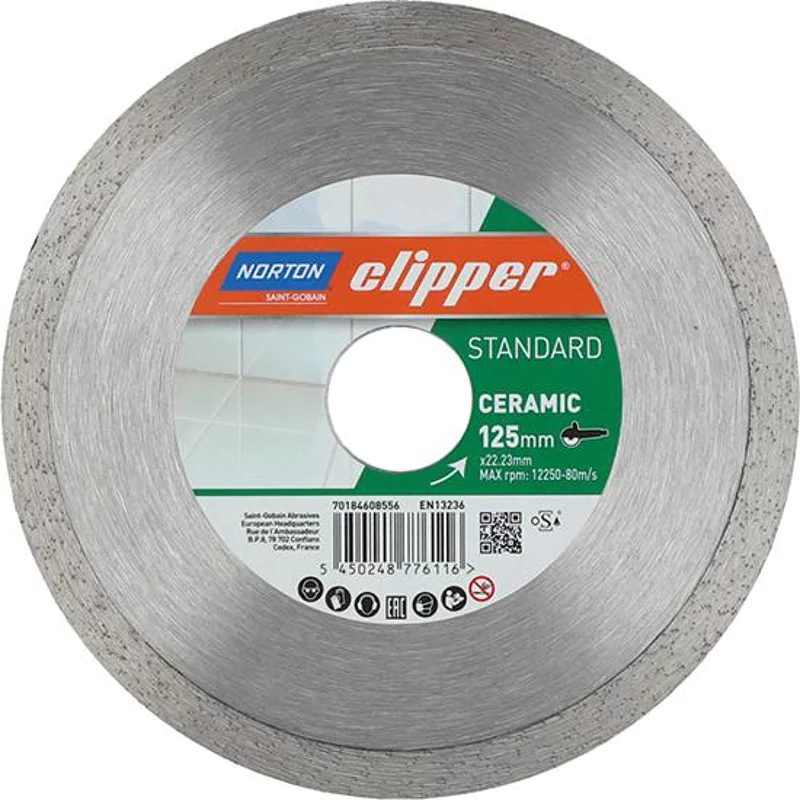 Bild von NORTON clipper Diamantscheibe Standard Ceramic Ã125