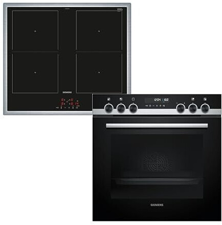 Bild von SIEMENS Induktions Herd-Set »PQ521DA2ZM«, iQ500, HE578ABS1, mit Teleskopauszug nachrüstbar, Pyrolyse-Selbstreinigung