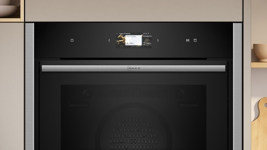 Bild von NEFF B64VS71N0 Einbau-Backofen N90, Integrierbarer Backofen 60 x 60cm, Slide&Hide, Full Touch TFT-Display, Favorit, Vario Steam, Soft Open & Close, Schwarz