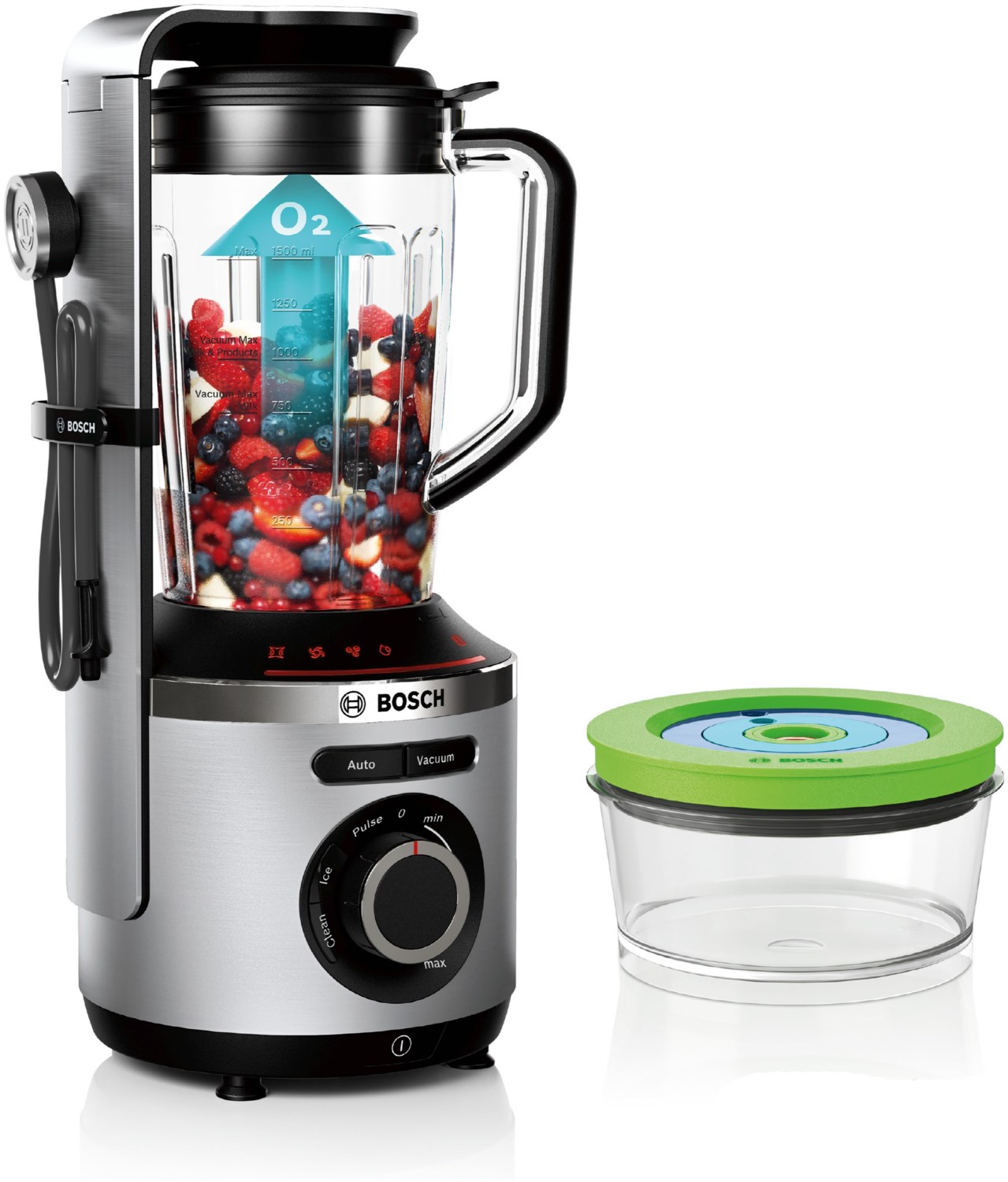Bild von Bosch Haushalt MMBV622M - Vitamaxx Standmixer 1000W Aluminium, Schwarz