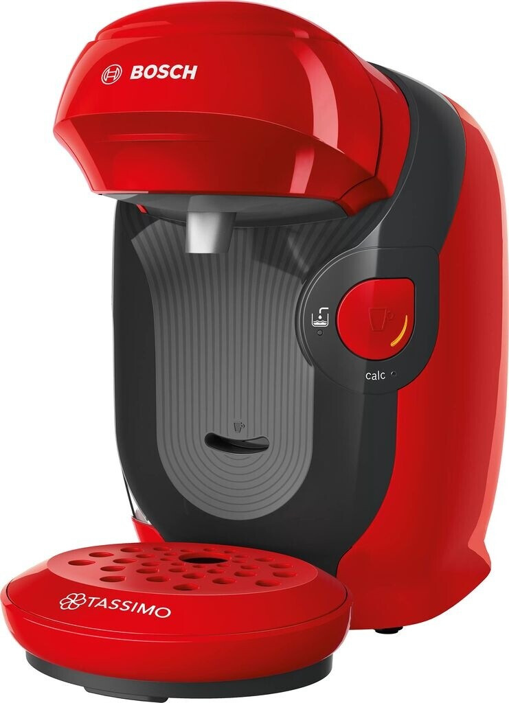 Bild von Bosch Haushalt Style TAS1103 Kapselmaschine Rot One Touch, Höhenverstellbarer Kaffeeauslauf