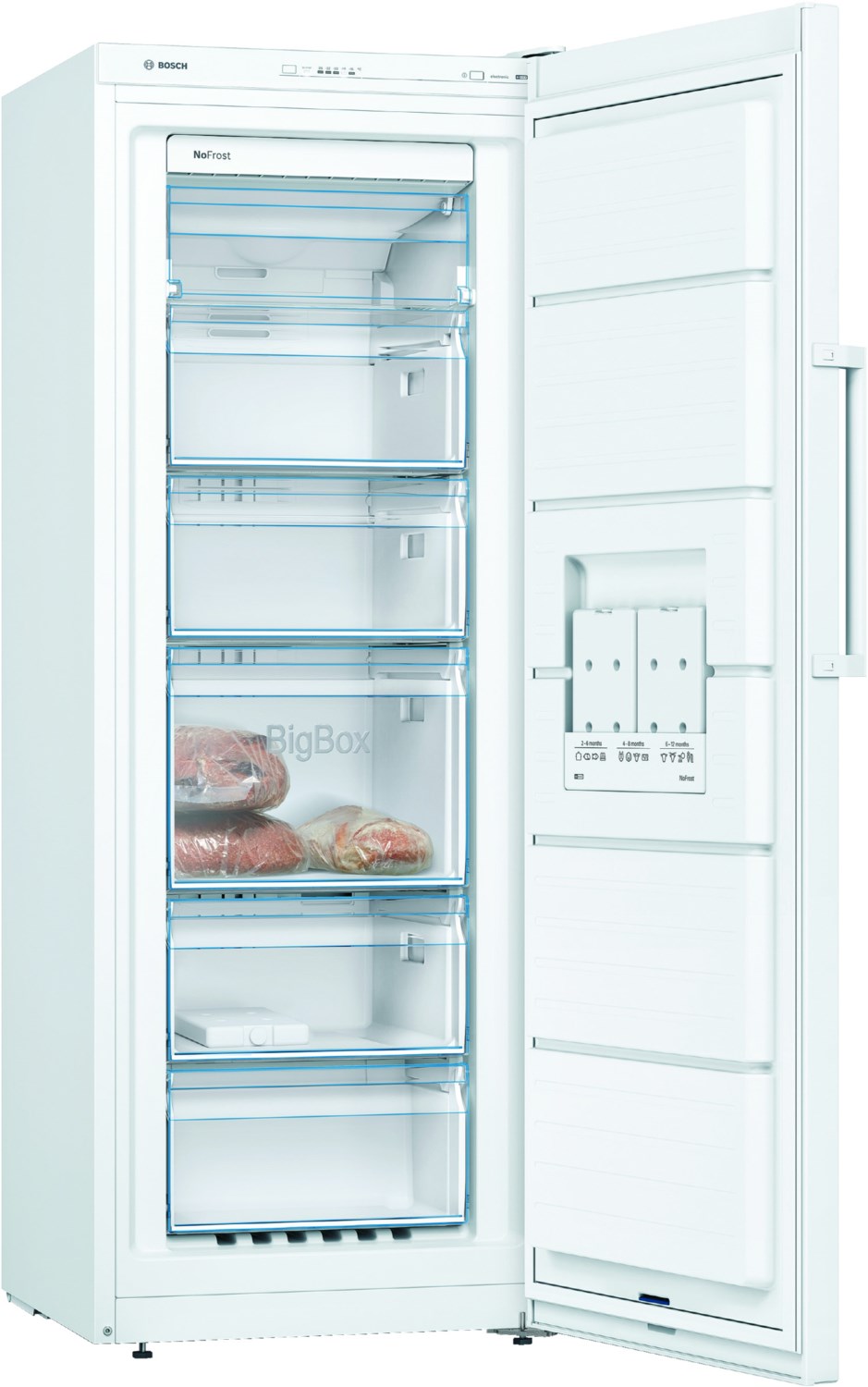 Bild von BOSCH Gefrierschrank GSN29UWEW, 161 cm hoch, 60 cm breit, NoFrost, BigBox-Gefriergutschublade, VarioZone