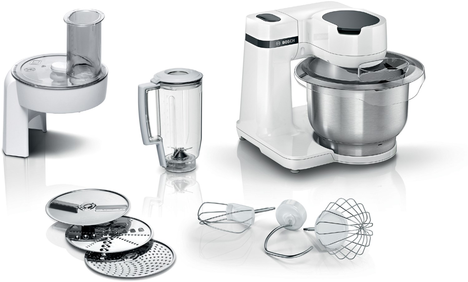 Bild von BOSCH Küchenmaschine Bosch Küchenmaschine BOSCH MUMS2EW20 Weiß 700 W BOSCH MUMS2EW20, 700 W