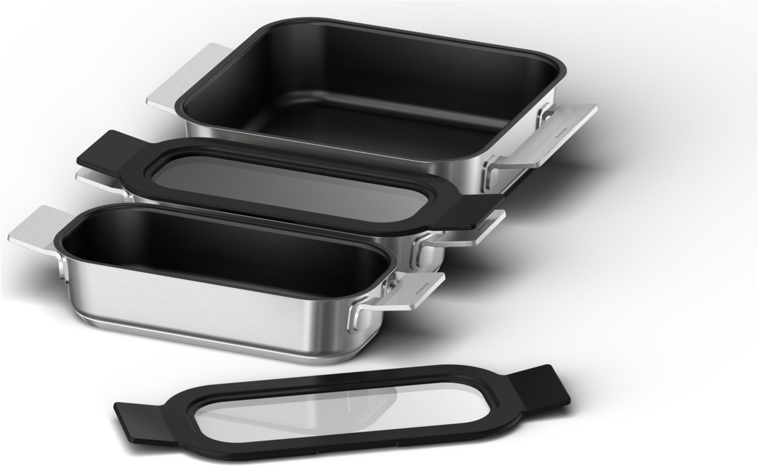 Bild von BOSCH Bratpfanne Bosch HEZ9FF030 Flex Pfannen-Set, 3-teiliges Set, (3-teiliges Pfannen-Set), Vielseitig einsetzbar