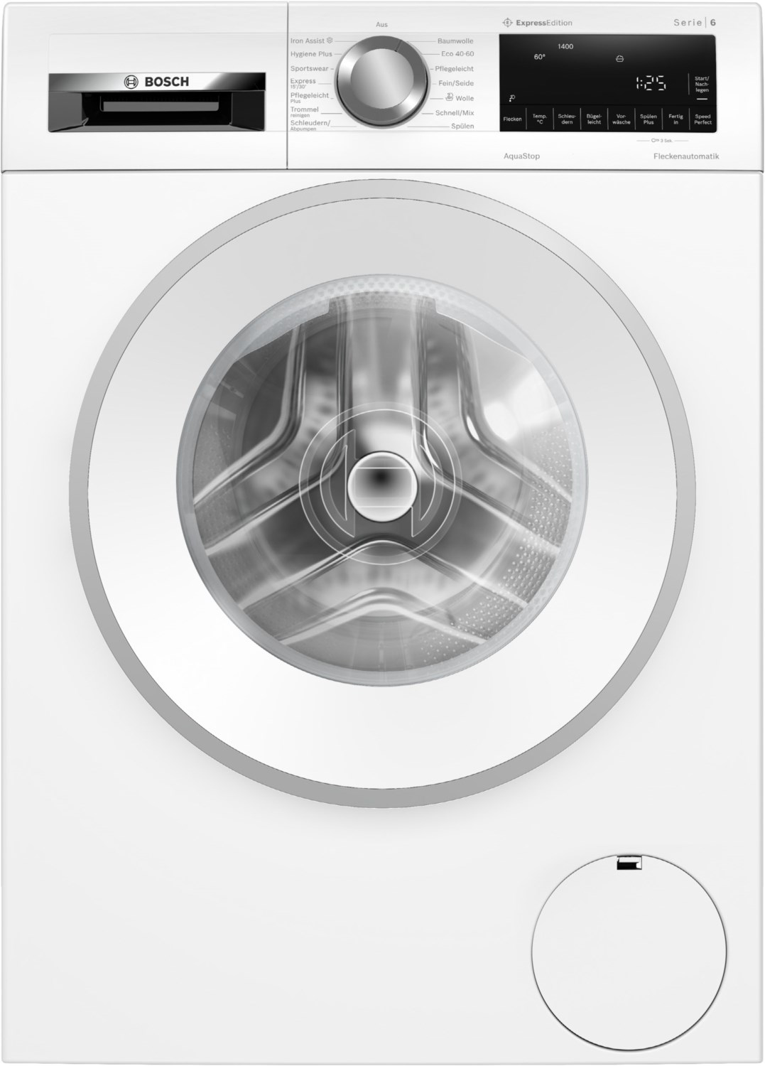 Bild von BOSCH Waschmaschine 6 WGG244ZH1, 9 kg, 1400 U/min, Eco Silence Drive, AquaStop, Nachlegefunktion