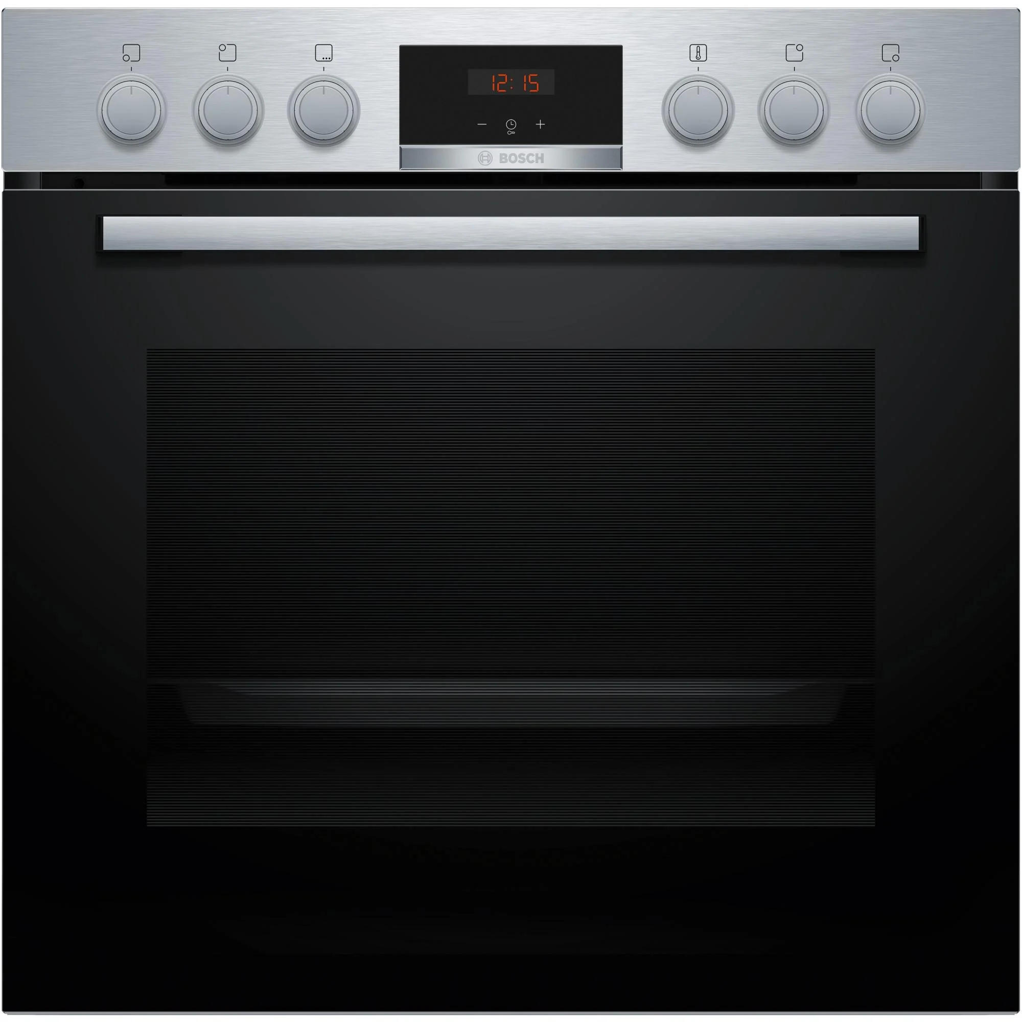 Bild von BOSCH Induktions Herd-Set 4 HEA513BS4 + NIF645CB5E, mit nachrüstbar, Autostart, Halogen-Innenbeleuchtung, Restwärmeanzeige