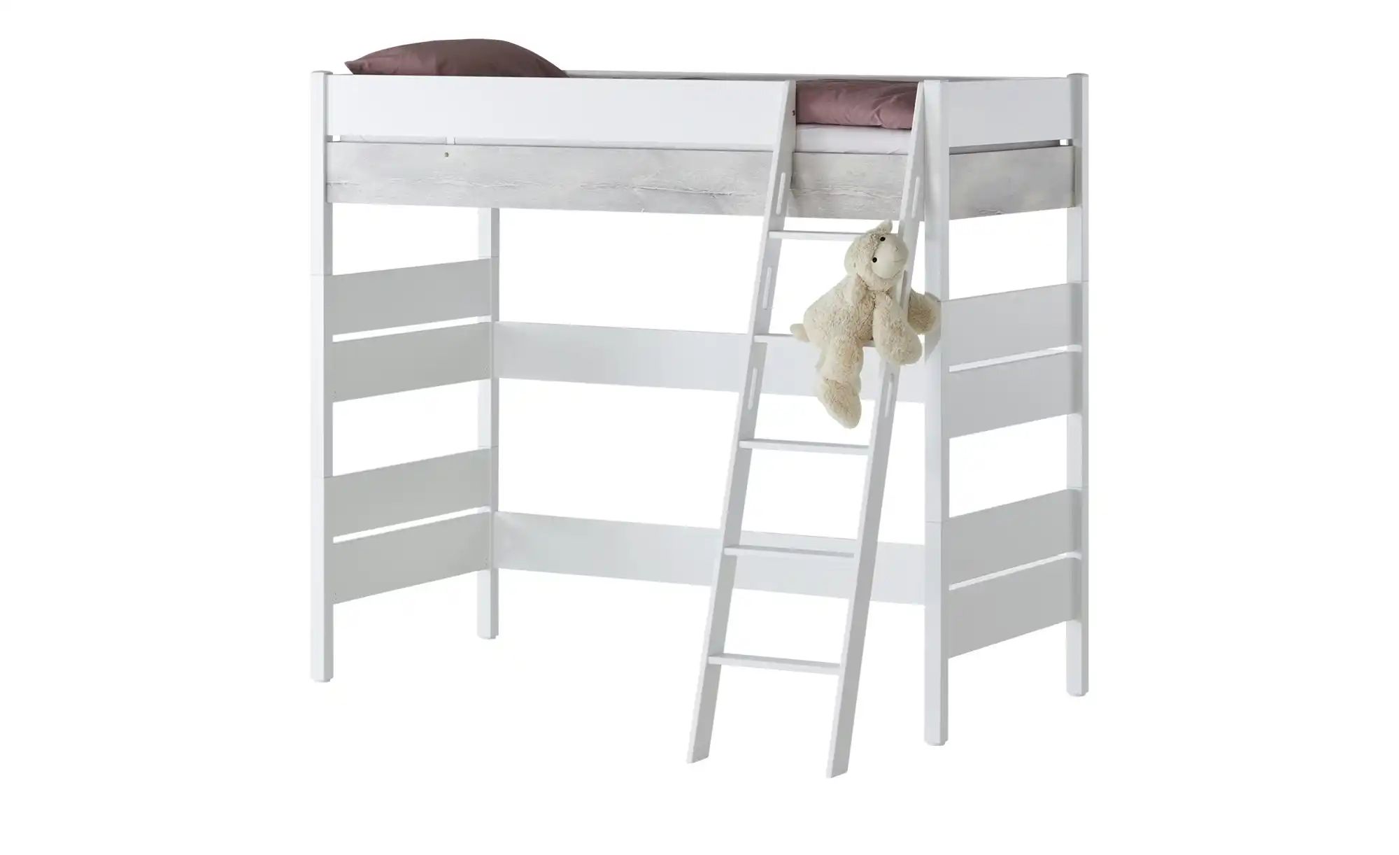 Bild von PAIDI Hochbett  Kira ¦ weiß ¦ Maße (cm): B: 210,4 H: 184 T: 181,8 Kindermöbel > Kinderbetten > Hochbetten - Möbel Kraft