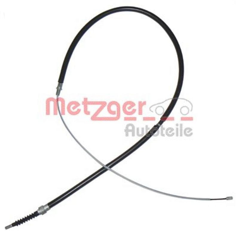 Bild von METZGER 10.7504 Handbremsseil Bremsseil, Seilzug Feststellbremse hinten links, hinten rechts, links 1688/1055 COFLE VOLKSWAGEN: Golf 4 Variant, Golf 4