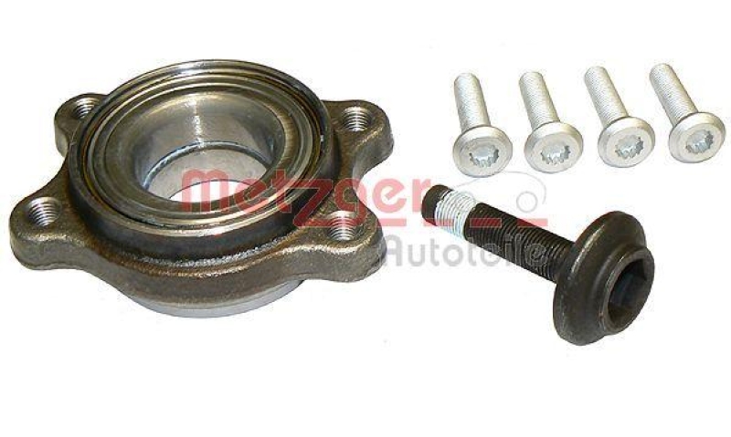 Bild von METZGER WM 2046 Radlagersatz Radlager, Radlager & Radlagersatz mit integriertem magnetischen Sensorring 92 AUDI: A6 C6 Avant, A6 C6 Allroad, A8 D3