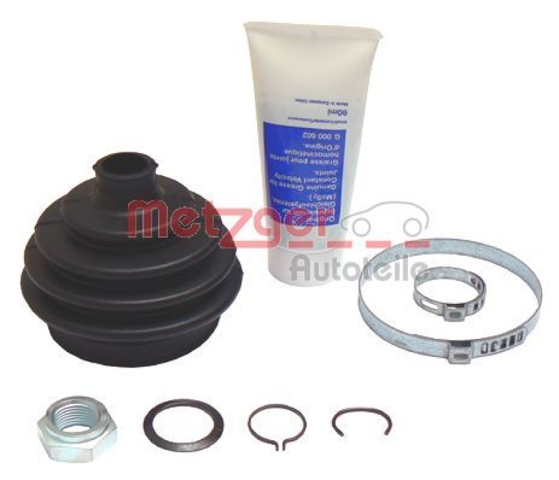 Bild von METZGER 751.009 Achsmanschette 79 radseitig Polychloropren (Neopren) mit Mutter VOLKSWAGEN: Caddy 2 Kastenwagen, GOLF 2, Golf 4 Schrägheck