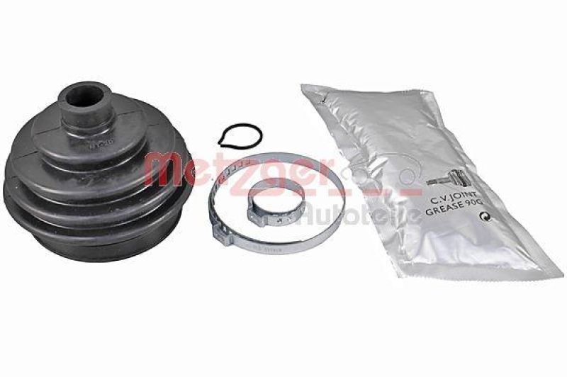 Bild von METZGER 751.659 Achsmanschette Faltenbalg, Faltenbalgsatz, Antriebswellenmanschette 77, 79 radseitig Gummi OPEL: Astra G CC, Corsa B Hatchback