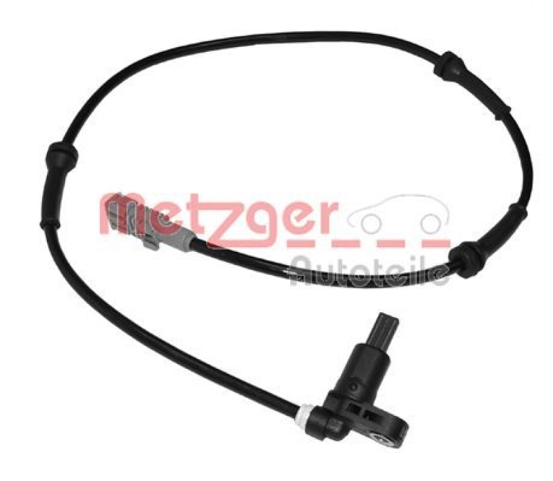 Bild von METZGER 0900060 ABS Sensor Drehzahlsensor, Raddrehzahl Sensor, Drehzahlgeber Hinterachse rechts, Hinterachse links Induktivsensor