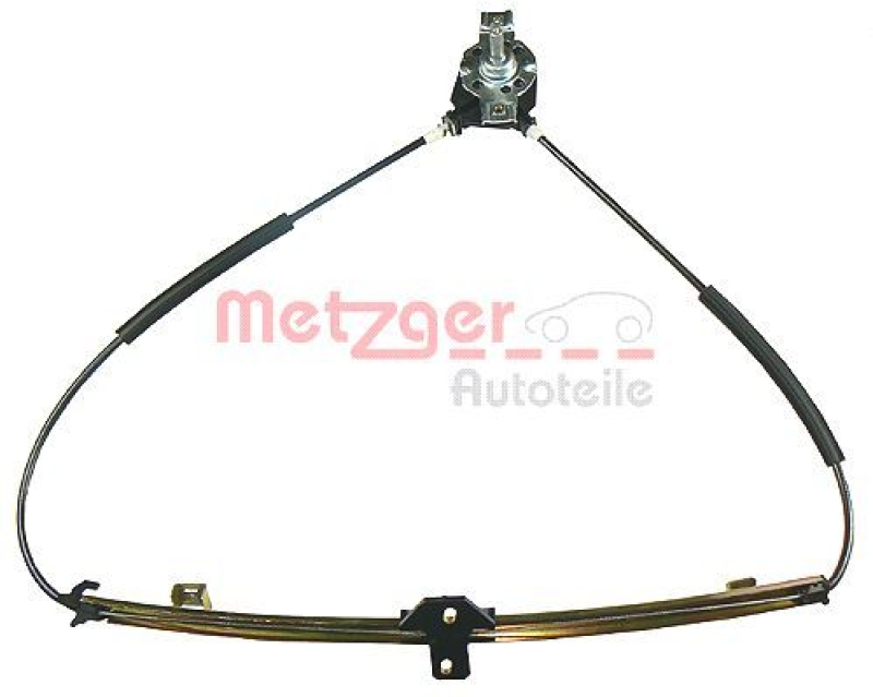 Bild von METZGER 2160005 Fensterheber vorne rechts manuell VOLKSWAGEN: GOLF 2, Passat B2 Hatchback, Jetta 2