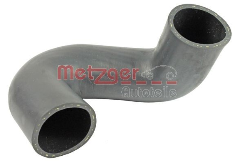 Bild von METZGER 2400033 Ladeluftschlauch Gummi mit Gewebeeinlage ohne Schellen VOLKSWAGEN: TRANSPORTER 4 Bus, Transporter 4