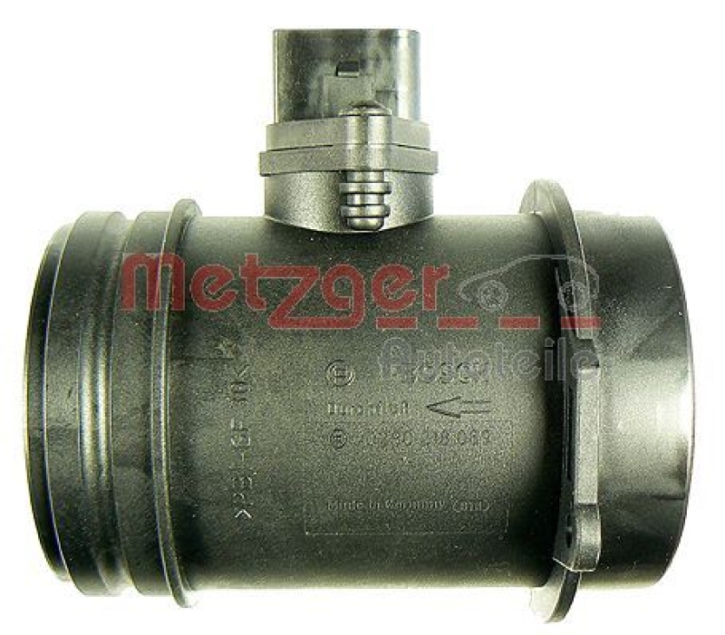 Bild von METZGER 0890283 Luftmassenmesser LMM, Luftmengenmesser ORIGINAL ERSATZTEIL AUDI: A6 C6 Avant, A6 C6 Saloon