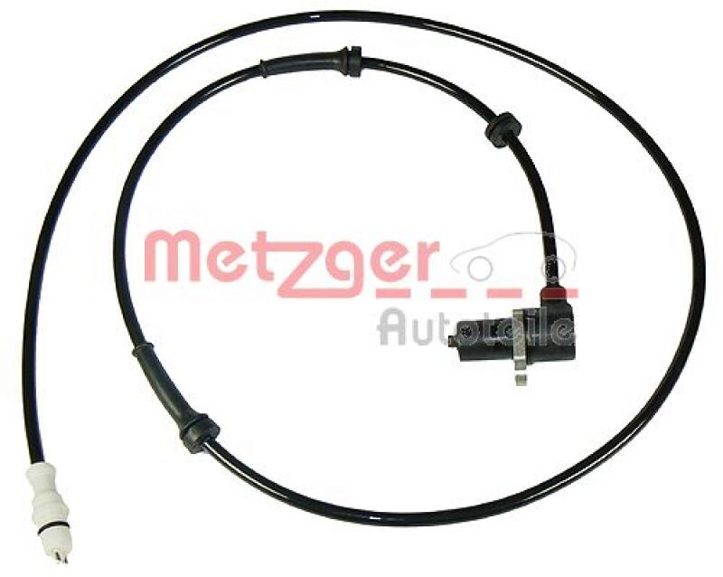Bild von METZGER 0900397 ABS Sensor Drehzahlsensor, Raddrehzahl Sensor, Drehzahlgeber Induktivsensor 2 FIAT: Ducato II Van