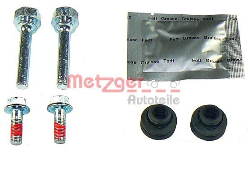 Bild von METZGER 113-1437X Führungshülsensatz, Bremssattel mit zusätzlichem Führungsbolzen HYUNDAI: SANTA FE 3, SANTA FE 2, i20 I Hatchback, KIA: Soul I