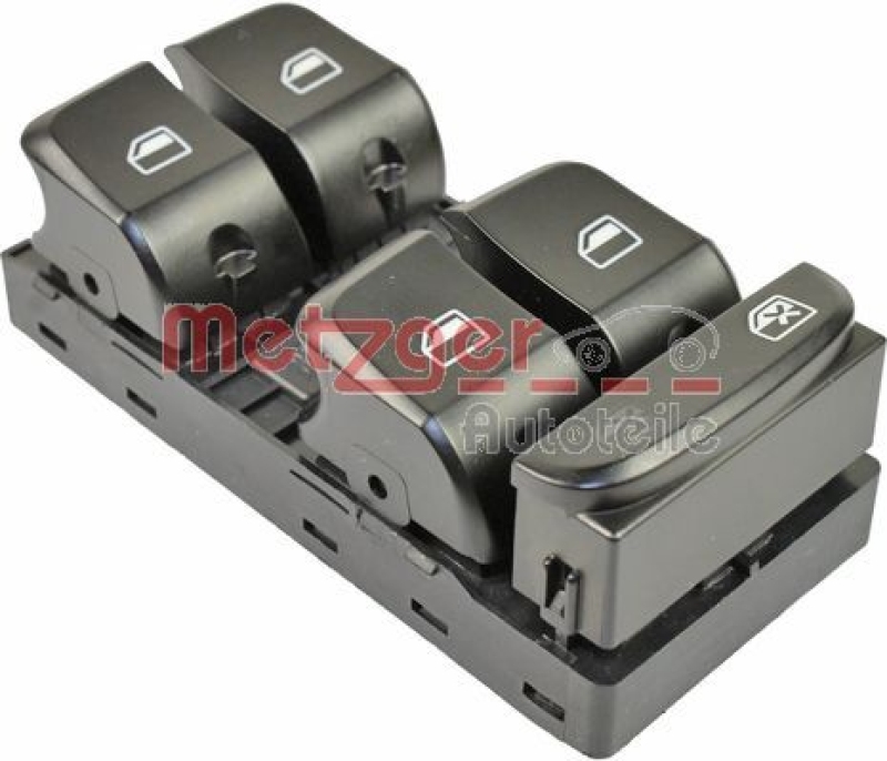 Bild von METZGER 0916257 Schalter, Fensterheber fahrerseitig AUDI: A4 B8 Saloon, A4 B8 Avant, Q5