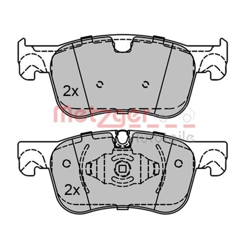 Bild von METZGER Bremsbelagsatz 1170804 für Citroen C4 Grand Picasso