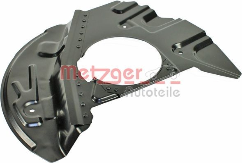 Bild von METZGER 6115044 Ankerblech Bremsankerblech, Spritzblech, Bremsscheiben Schutzblech Vorderachse rechts BMW: X5