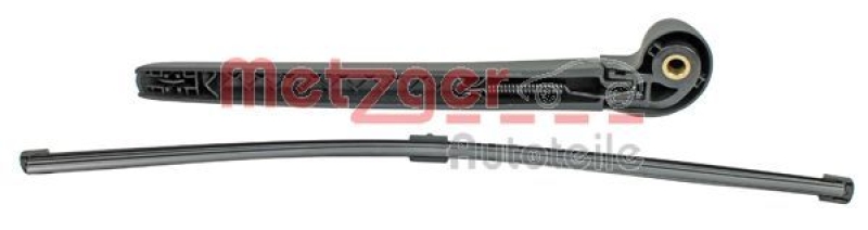 Bild von METZGER 2190250 Scheibenwischerarm Wischerarm, Wischarm, Scheibenreinigung hinten mit Kappe, mit integriertem Wischblatt AUDI: Q3
