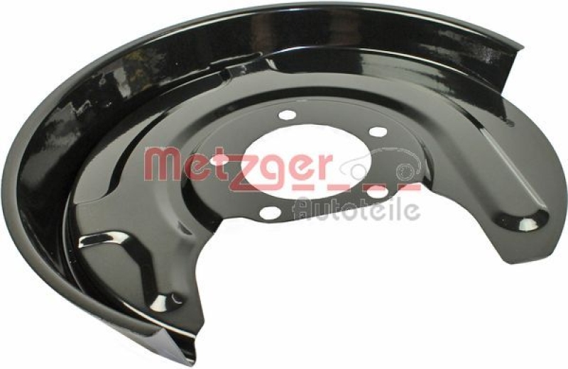 Bild von METZGER 6115051 Ankerblech Bremsankerblech, Spritzblech, Bremsscheiben Schutzblech Hinterachse links VOLKSWAGEN: Passat B5 GP Estate, Passat B5 Estate