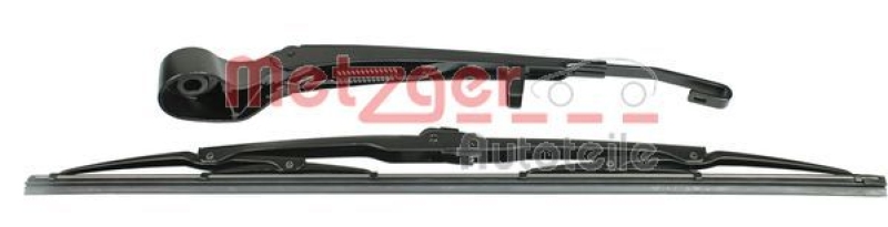 Bild von METZGER 2190301 Scheibenwischerarm Wischerarm, Wischarm, Scheibenreinigung hinten mit Kappe, mit integriertem Wischblatt BMW: X5
