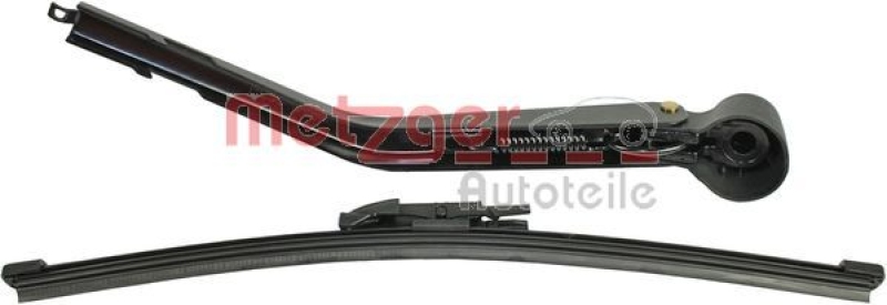 Bild von METZGER 2190302 Scheibenwischerarm Wischerarm, Wischarm, Scheibenreinigung Hinterachse links mit Kappe, mit integriertem Wischblatt