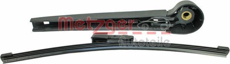 Bild von METZGER 2190319 Scheibenwischerarm Wischerarm, Wischarm, Scheibenreinigung hinten mit Kappe, mit integriertem Wischblatt SKODA: Fabia 2, Yeti