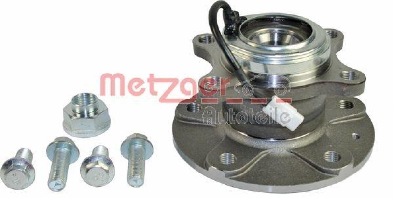 Bild von METZGER WM 6580 Radlagersatz mit integriertem ABS-Sensor, mit Radnabe 140 SUZUKI: SX4 I Schrägheck, SX4 II S-Cross, Vitara IV SUV, FIAT: Sedici