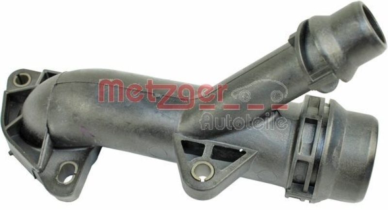 Bild von METZGER 4010101 Flansch Kühlmittelflansch, Kühlwasserflansch Zylinderkopf, links mit Dichtung BMW: 3 Touring, 3 Coupe, 3 Saloon
