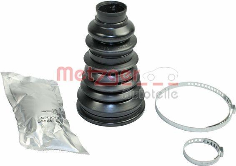 Bild von METZGER 751.070 Achsmanschette Faltenbalg, Faltenbalgsatz, Antriebswellenmanschette 144,5 Thermoplast RENAULT: Kangoo I, Scénic 1, Kangoo I Express