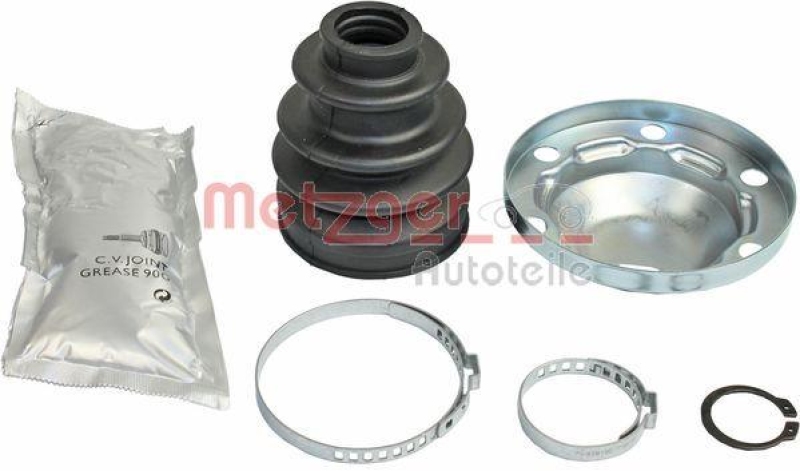 Bild von METZGER 751.120 Achsmanschette Faltenbalg, Faltenbalgsatz, Antriebswellenmanschette 100 Polychloropren (Neopren) mit Fettkappe VOLKSWAGEN: Caddy 3
