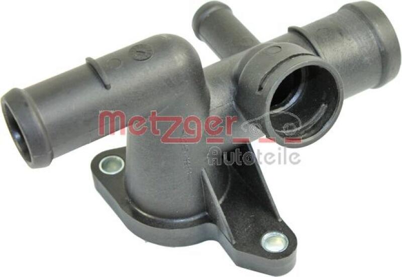 Bild von METZGER 4010029 Flansch Kühlmittelflansch, Kühlwasserflansch Zylinderkopf, getriebeseitig mit Dichtung ohne Sensor AUDI: TT Coupe, TT Roadster