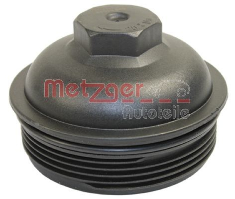 Bild von METZGER 2370012 Deckel, Ölfiltergehäuse VOLKSWAGEN: Golf 5 Schrägheck, Touran I, Multivan 5 (7HM, AUDI: A3 Sportback, A6 C6 Avant, A4 B8 Avant