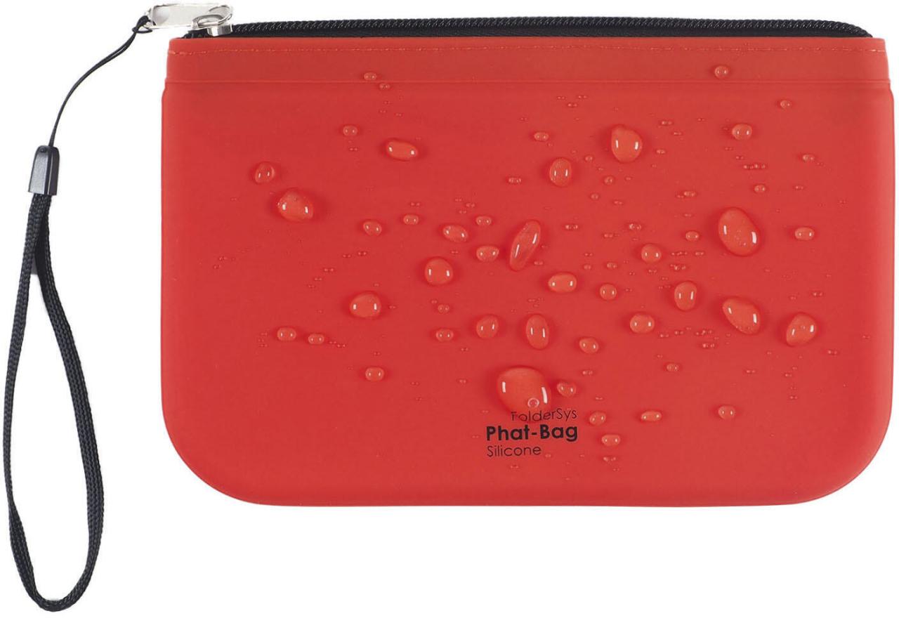 Bild von Foldersys, Mappe, Reissverschlussbeutel PHAT BAG A6 orange/schwarz 1,2 mm (A6, 1 x)