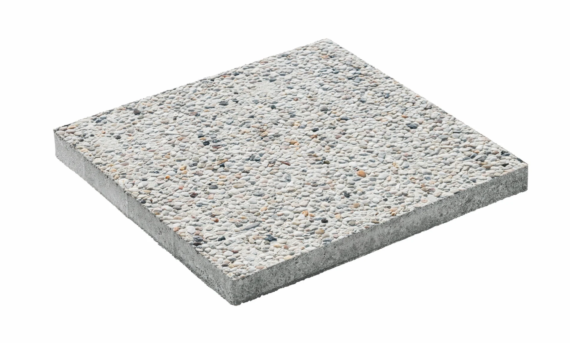 Bild von Mr. GARDENER Terrassenplatte »Waschbeton«, Beton, Kanten: scharfkantig - weiss
