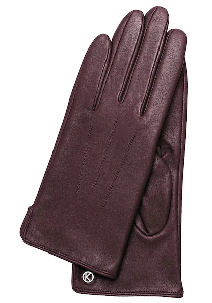 Bild von KESSLER Lederhandschuhe »Carla«, Seitenschlitz, Zierbiesen