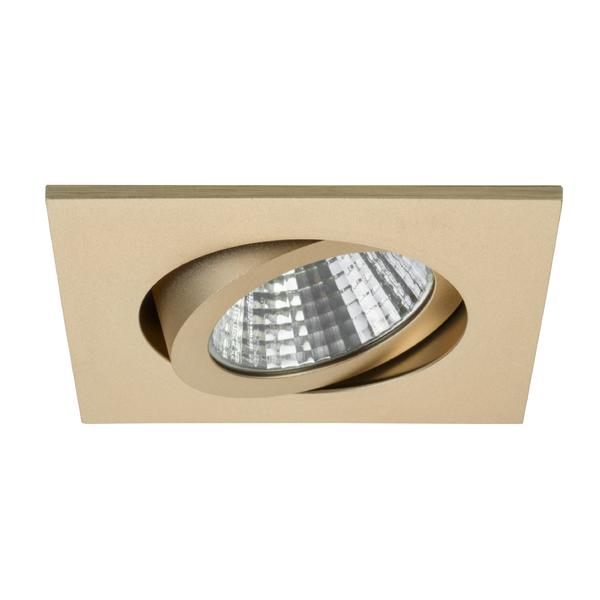 Bild von Brumberg LED-Einbaustrahler, champagner matt, quadratisch - 12362633