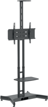 Bild von HAGOR HP Twin Stand - Wagen - für LCD-Anzeige/Kamera - Schwarz - Bildschirmgröße: 81,3-139,7 cm (32-55) - Montageschnittstelle: bis zu 600 x 400 mm (8209)