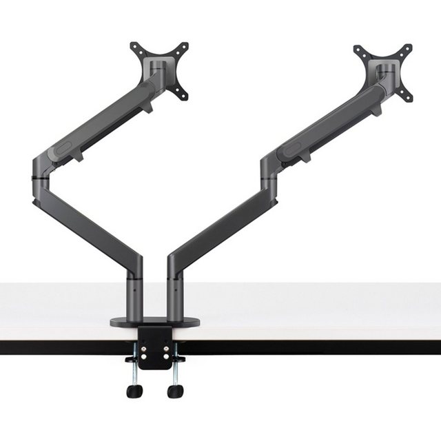 Bild von HAGOR HA - Befestigungskit - für 2 LCD-Displays (articulating dual arms) - Schwarz - Bildschirmgröße: 38-69 cm (15-27) - Tischmontage
