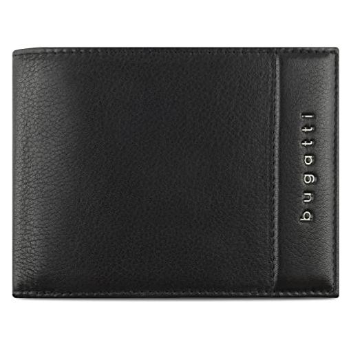 Bild von Bugatti Nome Horizontal Wallet with Flap III  in Schwarz (0.3 Liter), Geldbörse