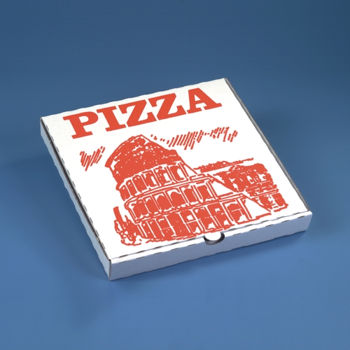 Bild von Pizzakartons eckig 26 cm x 26 cm x 3 cm (Karton)