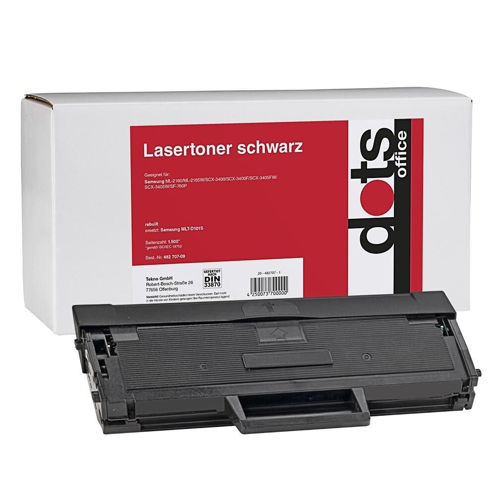 Bild von dots Toner kompatibel zu SAMSUNG MLT-D101s (SU696A) schwarz