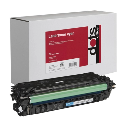 Bild von dots Toner kompatibel zu HP 508X (CF361X) cyan – Umweltschonend und Leistungsstark
