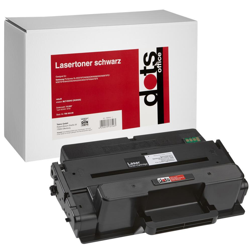 Bild von dots Toner kompatibel zu SAMSUNG MLT-D204U (SU945A) schwarz