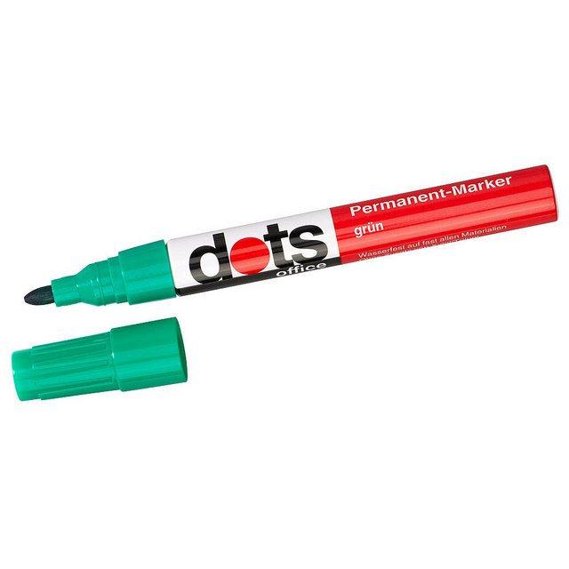 Bild von dots dots E-713003 DO dots Permanentmarker grün 1,5 - 3,0 mm Tintenpatrone