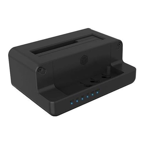 Bild von ICY BOX Docking & Klonstation für M.2 NVMe SSD & 2,5''/3,5'' SATA SSD/HDD